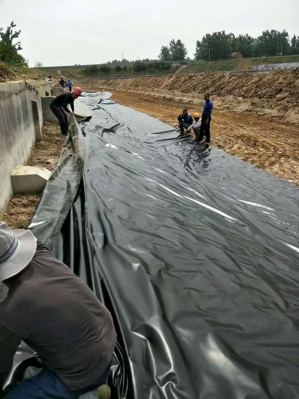 HDPE91香蕉视频下载地址膜施工重點及難點分析